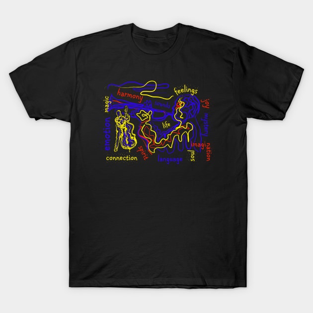 Musical Fantasy T-Shirt by jazzworldquest